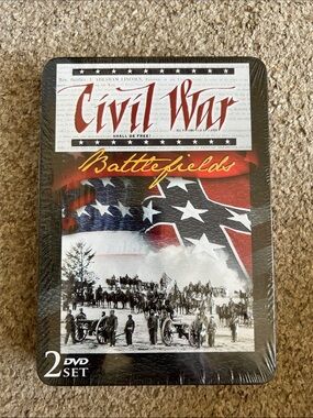 Civil War Battlefields 2-DVD Set - tin case / new sealed